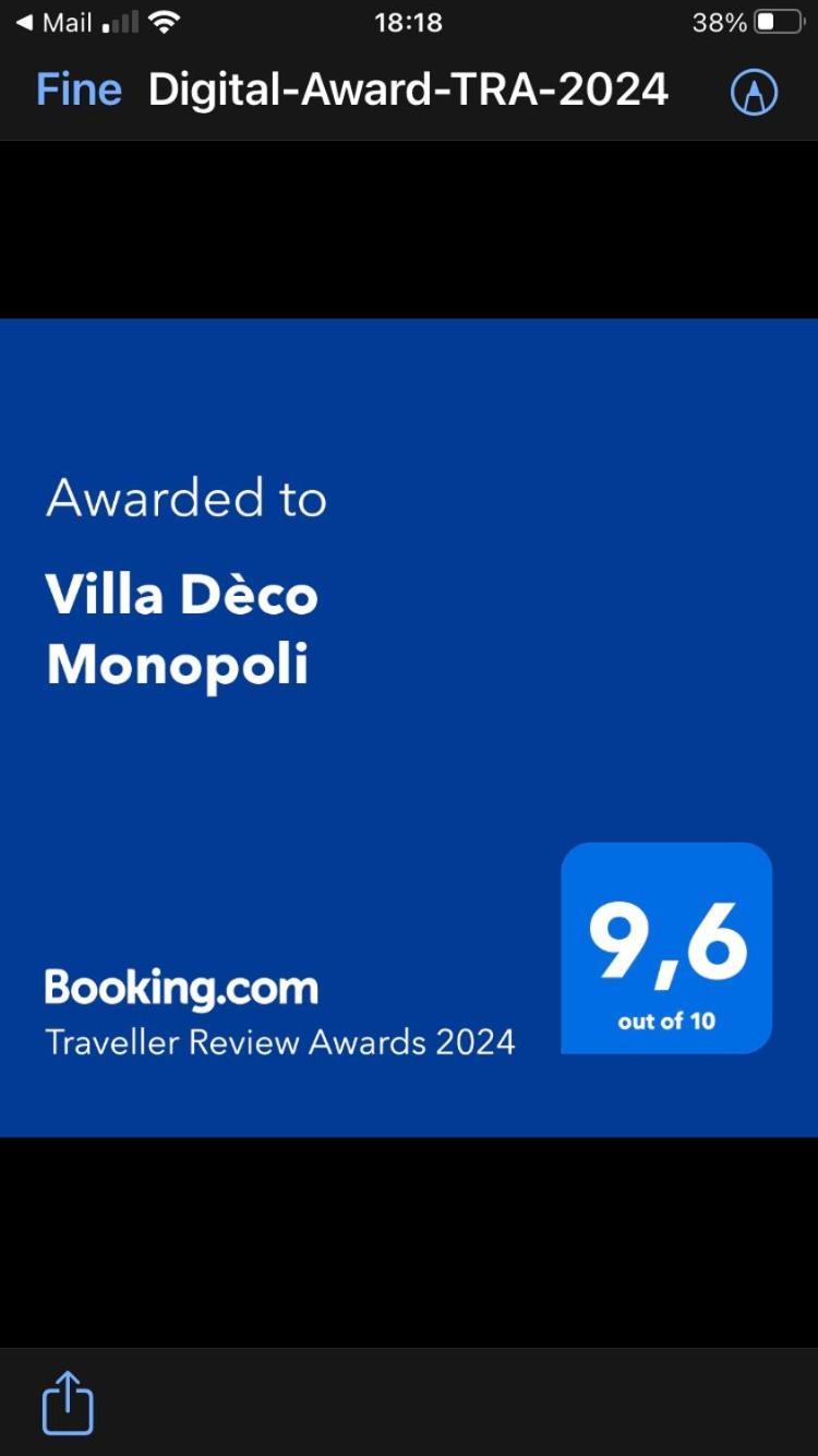 Villa Deco Monopoli Εξωτερικό φωτογραφία